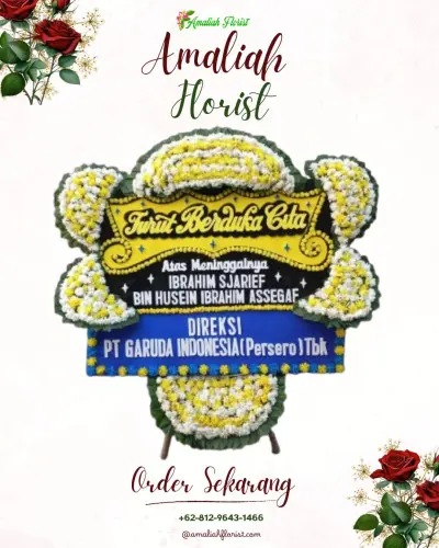 Papan Bunga Duka di Pakiskembar